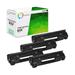 TCT Compatible High Yield Toner Cartridge Replacement for the HP 83X Series - 4 Pack Black