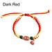 XWQ Pet Collar Comfortable Braided with Ornament Chinese Style Red Cat Collar Rope for Outside