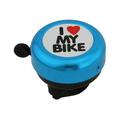 I Love My bicycle Bell Blue. bicycle bell bike bell lowrider bikes beach cruiser limos stretch bicycles track fixie