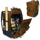 ENHANCE Collector s Edition Board Game Backpack - Reinforced Rigid Game Box Storage (Dragon Brown)