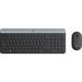 Logitech MK470 Slim Wireless Combo USB Wireless RF USB Wireless RF Optical - 1000 dpi - 3 Button - Scroll Wheel - Symmetrical - AA AAA - Compatible with Windows