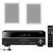Yamaha 5.1-Channel Wireless Bluetooth 4K A/V Home Theater Receiver + Yamaha High-Performance Natural Sound 3-way in-wall front/center speaker system (Pair)