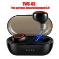Walbest TWS-03 True Wireless Earbuds Bluetooth 5.0 TWS HiFi Stereo Sound In-Ear Headphones Earphones with Charging Case Low Latency Built-in Mic Earbuds for Sports Travel Gaming