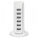 30W Multi 6 USB Port Desktop Charger Rapid Tower Charging Station Power Adapter