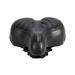 Qiilu Bicycle Saddle Seat Comfort Padded Bike Seat Wide Big Bum Sprung Bike Soft Cushion Replacement Bicycle Saddle Universal Fit For Outdoor Bikes For Women and Men