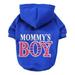 Popvcly Dog Hoodie for Small Dogs Boy Black Puppy Sweatshirts Fleece Doggie Sweaters Winter Dog Clothes Male Pet Cat Pup Warm Clothing Outfit for Yorkie Chihuahua Blue S