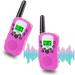 Kids 3 Miles Long Range Walkie Talkies (Pink) 2 Pack 3-12 Year Old Girls Boys Walky Talky Toys Birthday Gifts for Outdoor Adventures Camping and Hiking