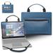 Lenovo Yoga 510 14 Laptop Sleeve Leather Laptop Case for Lenovo Yoga 510 14 with Accessories Bag Handle (Blue)