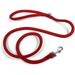 Yellow Dog Design Rope Dog Leash - Colorfast Red - 3/8 Diam x 6 ft Long - for Training Hiking and Walking - Made in The USA