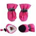 Dog Boots Waterproof Dog Shoes Dog Booties with Anti-Slip Sole and Skid-Proof Outdoor Dog Shoes for Small Medium Dogs 4Pcs