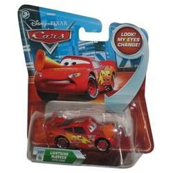 Disney Cars Lenticular Eyes Series 2 Lightning McQueen w/ Cone Die Cast Toy Car