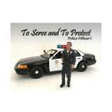 PACK OF 2 - Police Officer I Figure For 1:18 Scale Models by American Diorama