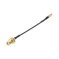 MMCX Male To RP-SMA Female Bulkhead Pigtail Antenna Coaxial RF1.37 Low Loss Cable RF Coaxial Adapter Connector 4inch