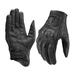 Leather Motorbike Gloves Summer Full Finger for Men Women L