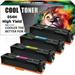 054H 054 Toner Cartridge Compatible for Canon CRG-054 Toner to Use with Color imageCLASS MF644Cdw MF641Cdw MF642Cdw LBP621CW LBP623CDW (Blackï¼ŒCyan Magenta Yellow 4 Pack)