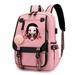 Nezuko School Bags For Teenagers Canvas Laptop Backpack Pink