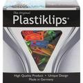 Baumgartens-1PK Plastiklips Paper Clips Small Smooth Assorted Colors 1 000/Box