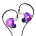 VK4 3.5mm Wired Headphones In-ear Sports Headset Moving Coil Music Earphones In-line Control with Mic Detachable Replaced Cable