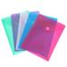10pcs Convenient File Pockets Transparent Document Pouch Storage Organizer Students Supplies Stationery for Office Home
