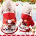 Christmas Dog Dress Winter Pet Dog Clothes Dog Xmas Costume Dog Yorkie Chihuahua Cat Clothes Dresses Pet Clothing