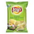 Lay s Cream & Onion Flavour Potato Chips 50 gms pack Pack of 4