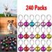 240 Packs Cat and Dog Bells Necklace Pendant Pet Cat and Dog Bell Pendant Accessories for dog and cat collars home decorations festival decorations jewelry making DIY crafts wreaths etc