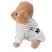 Little Small Dog Hoodies Dog Cute Printed Vest Pet Clothes Cat Dog Sweatshirt Fashion Puppy T Shirt White X-Small