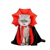 Halloween Pet Costume Set Pet Cat/Dog Cape Vampire Costume Cloak for Cat Puppy Cosplay Party Supplies