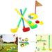 Cheers.US Kids Toys Set Golf Club Set Golfer Game Outdoor Sports Garden Summer Kids Toy Indoor Outdoor Games Sport Toys Kit for Kids Boys Girls Ages 3 4 5 6 7-12