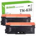 AAZTECH 2-Pack Compatible Toner for Brother TN-630 TN630 HL-L2300D HL-L2380DW HL-L2320D MFC-L2700DW HL-L2340DW L2540DW Printer Ink Black