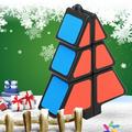 Toys Magic Cube 1X2X3 Christmas Tree Cube Puzzle Ultra-Smooth Magic Puzzle Xmas Gifts Abs