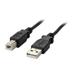 Link Depot USB cable A/male to B/male Printer Cable - Black - 6 ft. (USB-6-AB-BK)