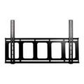 VMP FP-LFB - Mounting kit (wall plate 2 mounting brackets) - for flat panel - large - steel - black - screen size: 42 -90 - mounting interface: 850mm x 500mm - wall-mountable