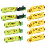 10pccs Chewing Gum Cockroach Gum Prank PropHalloween Joke Cockroach Gum Toys Style Color Random