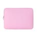 Laptop Sleeve Bag Compatible with 12-15.6 inch MacBook Pro MacBook Air Notebook Computer Water Repellent Polyester Vertical Protective Case Pink Soft Cover Protective Case Zipper Carrying Bag