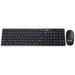 4XEM Wireless Mouse and Keyboard Combo 4XWLSKMS1 Black USB 2.0 2.4GHz Wireless Wireless Mouse and Keyboard Combo