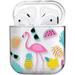 AirPods Case Cute Clear Smooth TPU [No Dust] Shockproof Cover Case for Apple AirPods 2 &1 Kawaii Fun Cases for Girls Kids Teens Air Pods (Flamingo)