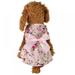 Zupora Pet Spring Summer Cotton Clothes For Dog Girls Small Medium Dog Cute Princess Skirt