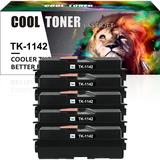 Cool Toner Compatible Toner for Kyocera TK1142 TK-1142 ECOSYS M2035dn M2535dn FS-1035MFP FS-1135MFP Printer (Black 5 Pack)