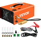 VEVORbrand PCP Air Compressor 4500PSI Portable PCP Compressor 12V DC 110V/220V AC PCP Airgun Compressor Auto-stop w/ Built-in Adapter Fan Cooling for Paintball Air Rifle Mini Diving Bottle