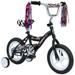 Wonder Wheels 12 BMX Boy s Bicycle S-Type Frame EVA Tire No Brake Bike Kid s Bike - Black