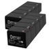 12V 12AH SLA Battery Replaces SpinLife Go-Go Lx 3-Wheel - 10 Pack