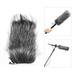 Universal Professional Microphone Furry Windscreen Flexible Mount Fur Windshield for Rode VMGO Video Mic GO VideoMic Pro Micro for TAKSTAR SGC-598 598 for Sony EMC965 NV1 XM1 CG60 ect