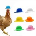 Chicken Hat for Hens Tiny Pets Funny Chicken Accessories Feather Top Hat Rooster Duck Parrot Hamster Poultry Stylish Show Costum