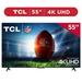 TCL 55 Class 4-Series 4K UHD HDR Smart Roku TV - 55S451