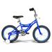 Tracer Rocky 16 Inch Kids Bikes with Training Wheels - Blue