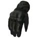 Joe Rocket Turbulent Mens Leather/Textile Motorcycle Gloves Black/Black XXL