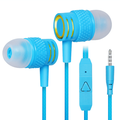 UrbanX R2 Wired in-Ear Headphones with Mic For Lenovo Yoga Tab 3 8.0 with Tangle-Free Cord Noise Isolating Earphones Deep Bass In Ear Bud Silicone Tips