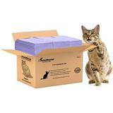 PETSWORLD Cat Pee Pad Litter Box Refills for the Tidy Cat Breeze Litter System Absorbs Odors Unscented 100 Pack