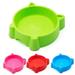 Cheers.US Puppy Bowl Anti-slip Bottom Large Capacity PP Material Cat Dog Food Dispenser Bowls Pet Supplies Large Capacity Non-slip Eco-friendly Pet Bowl is Suitable for Indoor or Outdoor